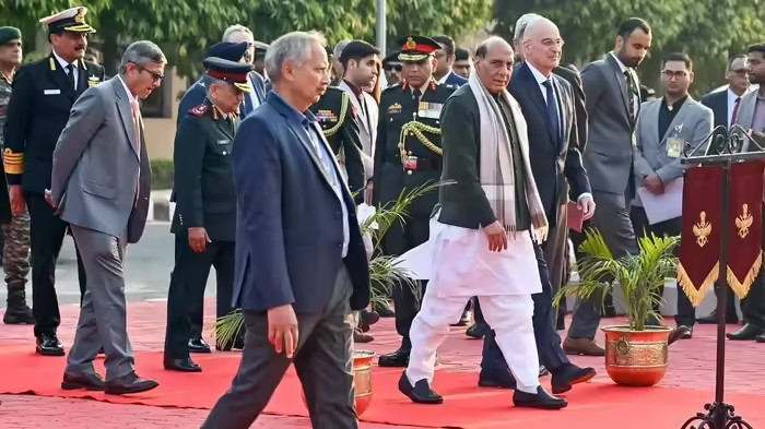 India Greece Defense Cooperation: ભારત-ગ્રીસ રક્ષણ સમજૂતી: પાંચ વર્ષનો રોડમેપ તૈયાર કરવા માટે 'જોઈન્ટ ડિક્લેરેશન' પર થયા હસ્તાક્ષર 1 o7b93qde