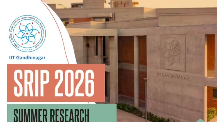 IIT Gandhinagar SRIP Internship 2026: વિદ્યાર્થીઓ માટે ગાંધીનગર IIT લાવ્યું પેઇડ રિસર્ચ ઇન્ટર્નશિપ, વાંચો સંપૂર્ણ વિગત! 1 q8jhh6lu