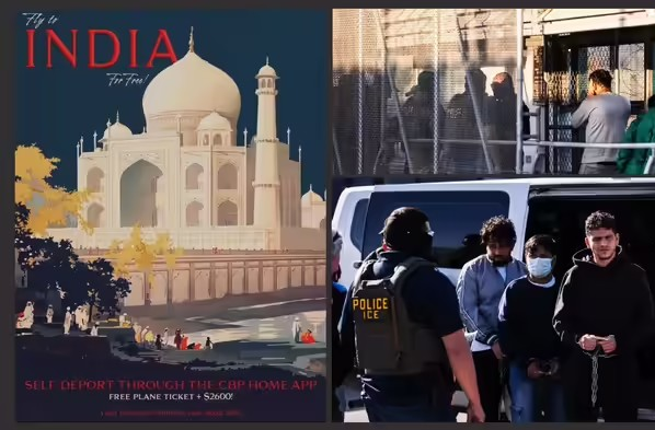 US Self-Deportation Scheme 2026: અમેરિકાને બરદાસ્ત નથી ભારતીયો, બહાર કાઢવા માટે કેશ અને ફ્રી ટિકિટની ઓફર, તાજમહેલની તસવીર સાથે ઘટિયા પોસ્ટ 1