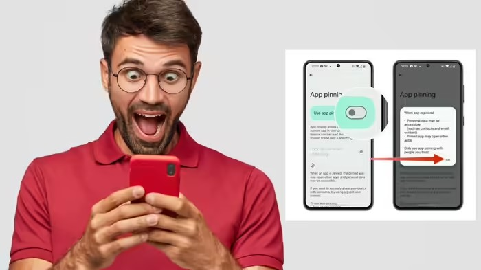 Smartphone Pinning App Feature: બીજાને ફોન આપતા પહેલા ૧ વાર દબાવો આ બટન, કોઈ નહીં ખોલી શકે તમારી ગેલેરી અને ચેટ 1 6v1w6vof