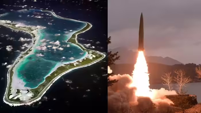 Iran Missile Attack Diego Garcia: ઈરાનનો મિસાઈલ વિસ્ફોટ: હિંદ મહાસાગરમાં અમેરિકાના સૌથી સુરક્ષિત બેઝ પર હુમલો, 4000 કિમીની રેન્જે દુનિયાને ચોંકાવી 1 g6e0imvw