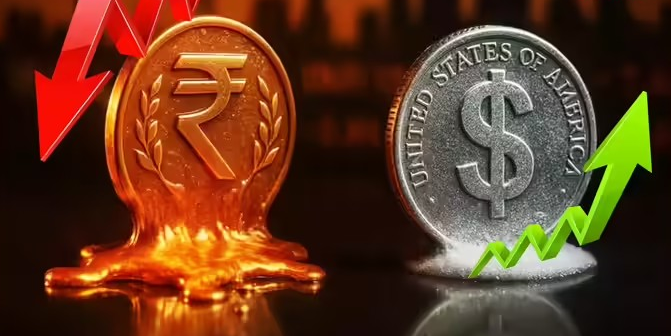 Rupee vs Dollar 2026: રૂપિયાનું ઐતિહાસિક પતન: ડોલર સામે 93ની સપાટીએ પહોંચ્યો રૂપિયો, ઈરાન યુદ્ધે ભારતીય અર્થતંત્રમાં ફૂંક્યું તેલ 1 pg9dzni8