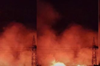 Fire in Nirona Power Plant