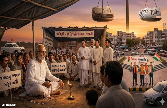 Rajkot Political History Chiman Shukla: રાજકોટની ઐતિહાસિક લડાઈ: પક્ષપલટા સામે ચીમનભાઈ શુક્લના ઉપવાસ 1 Rajkot Political History Chiman Shukla