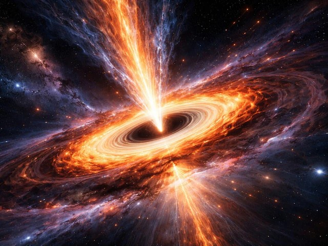 Supermassive Black Hole Awakening Research: ૧૦ કરોડ વર્ષ પછી જાગ્યો બ્લેક હોલ! જ્વાળામુખીની જેમ ફાટ્યો બ્રહ્માંડનો સૌથી મોટો શિકારી, વૈજ્ઞાનિકોએ જોયો ખૌફનાક નજારો 1 g1efb84t