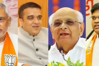 Gujarat Municipal Election BJP Carpet Bombing