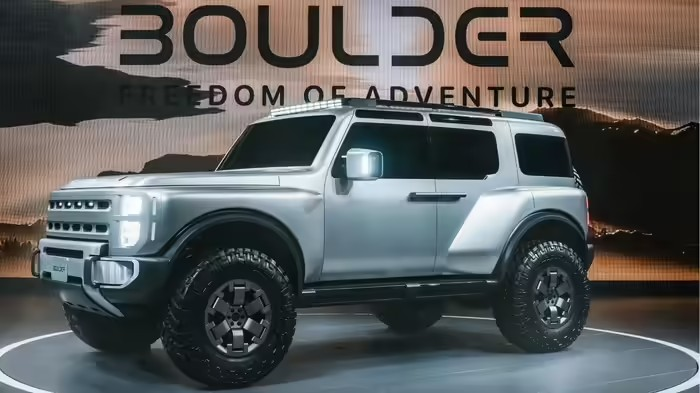Hyundai Boulder Off-road SUV: હ્યુન્ડાઈએ રજૂ કરી શક્તિશાળી 'Boulder' SUV, જાણો 37-ઇંચના ટાયર અને અનોખા ફીચર્સ વિશેની પૂરી માહિતી 1 m3c7czru