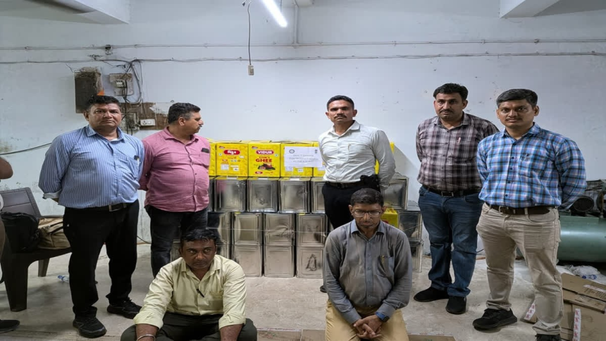 Surat Fake Ghee Factory Raid 2026: સુરતના સચિન GIDC માં નકલી ઘીની ફેક્ટરી ઝડપાઈ 1 Surat Fake Ghee Factory Raid 2026