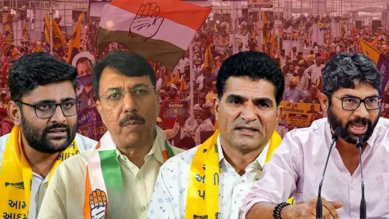Gujarat Election Analysis: ગુજરાતમાં બીજા નંબરની પાર્ટી બનવા કોંગ્રેસ-AAP વચ્ચે જંગ, ચૂંટણી પરિણામોએ શું સંકેત આપ્યા? 1 Gujarat Election Analysis