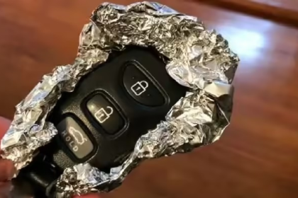 Car Key In Foil