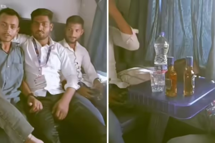 Train 3AC Alcohol Drinking Video