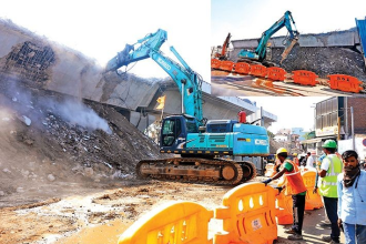 Hatkeshwar Bridge Demolition