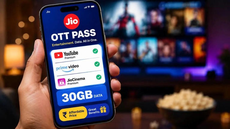 Jio OTT Pass Offer: રિલાયન્સ જિયોનો ધમાકેદાર સમર પ્લાન, માત્ર ૨૦૦ રૂપિયામાં ૧૫ ઓટીટી પ્લેટફોર્મ્સ અને ૧000થી વધુ લાઈવ ટીવી ચેનલોનો લાભ 1 Jio OTT Pass Offer