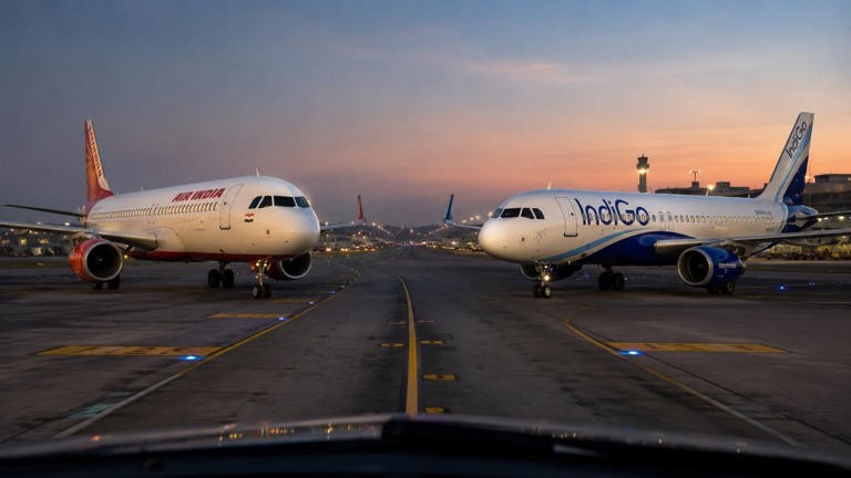 Ahmedabad Airport Runway Incident: અહમદાબાદમાં વિમાન અકસ્માત ટળ્યો, ટેક્સીવે પર સામસામે આવ્યા એર ઈન્ડિયા અને ઈન્ડિગોના પ્લેન 1 Ahmedabad Airport Runway Incident