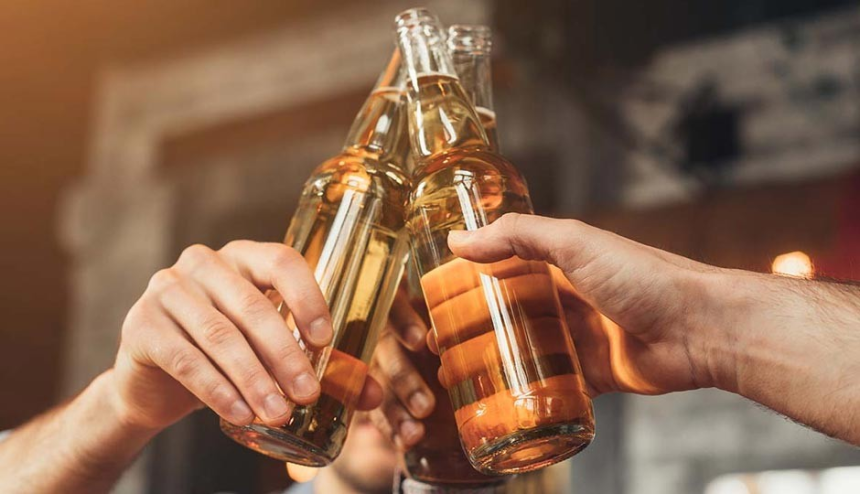 Alcohol consumption in summer