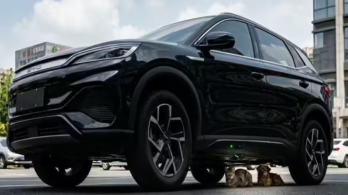 BYD AI Technology: કાર નીચે છુપાયેલા જીવંત પ્રાણીઓની હવે તરત જ થશે ઓળખ, BYD એ રજૂ કરી નવી AI ટેકનિક 1 BYD AI Technology