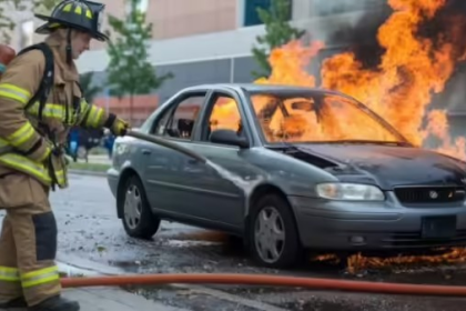 Electric Car Fire Risk