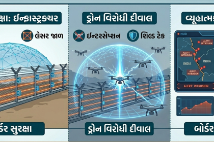India Pakistan Border Anti Drone Wall