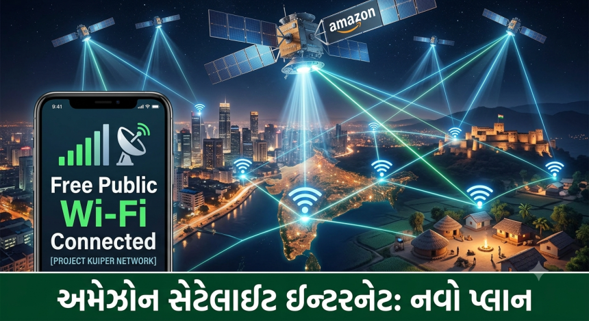 Amazon Satellite Internet: ઇન્ટરનેટ બજારમાં અમેઝોનનો મોટો ધડાકો: સેટેલાઇટથી મળશે ફ્રી પબ્લિક વાઇ-ફાઇ, રિચાર્જની ઝંઝટ થશે ખતમ 1 Amazon Satellite Internet