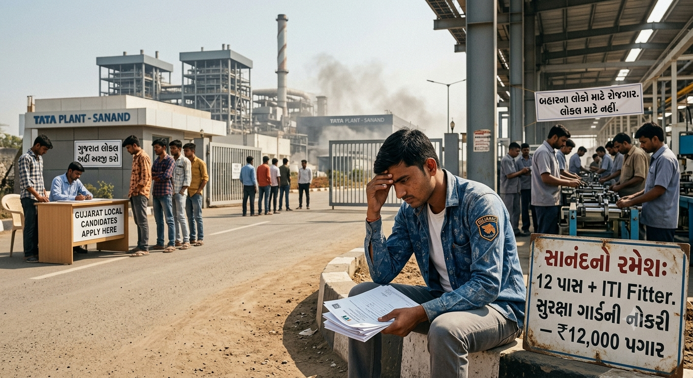 Gujarat local job issue