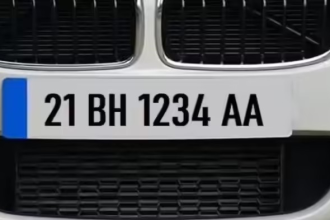BH Series Number Plate