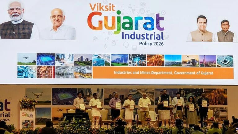 Gujarat Industrial Policy 2026: ગુજરાત બનશે ગ્લોબલ ટેક હબ: સેમિકન્ડક્ટરથી રોબોટિક્સ સુધી, 'પોલિસી ૨૦૨૬' ની ધમાકેદાર એન્ટ્રી! 1 Gujarat Industrial Policy 2026