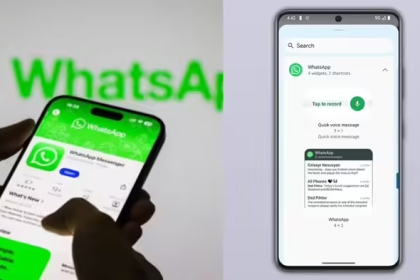 WhatsApp audio widget setup