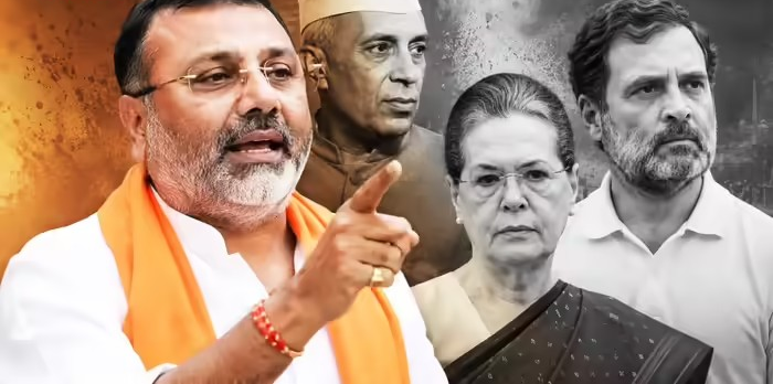 Nishikant Dubey: BJP સાંસદ નિશિકાંત દુબેનો કોંગ્રેસ પર પ્રહાર, Mountbatten Plan ની વરસી પર નેહરુ-ગાંધી પરિવારને દેશદ્રોહના ખિતાબના હકદાર ગણાવ્યા 1 Nishikant Dubey