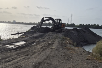 Tapi Illegal Sand Mining Vyara