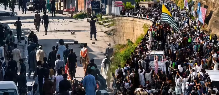 PoK Military Crackdown