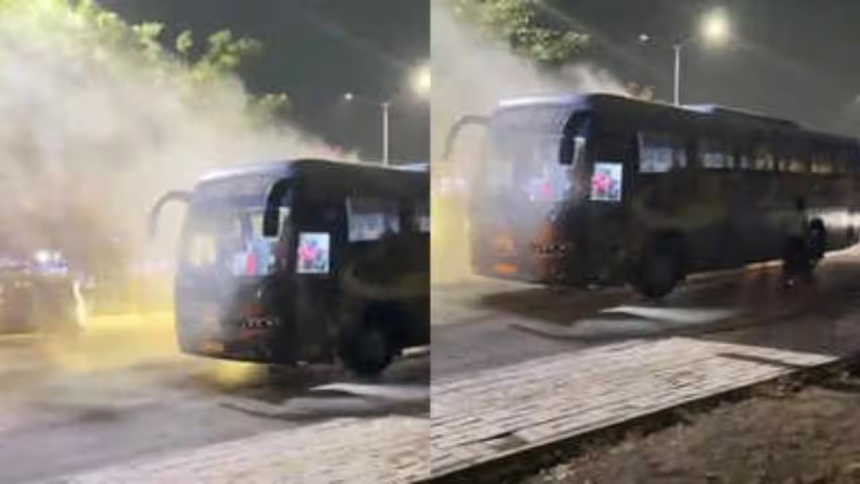 GT Team bus short circuit