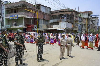 Manipur Kuki Inpi SIR Protest