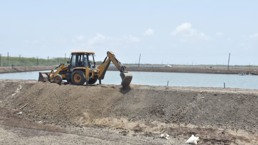 Navsari Prawn Ponds Demolition