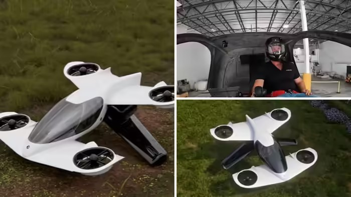 Doroni H1-X eVTOL Aircraft: હવામાં ઉડતી કાર: અમેરિકન કંપનીએ રજૂ કર્યું પર્સનલ ઇલેક્ટ્રિક એરક્રાફ્ટ, હેલિકોપ્ટરની જેમ સીધું જ ભરી શકશે ઉડાન 1 Doroni H1-X eVTOL Aircraft