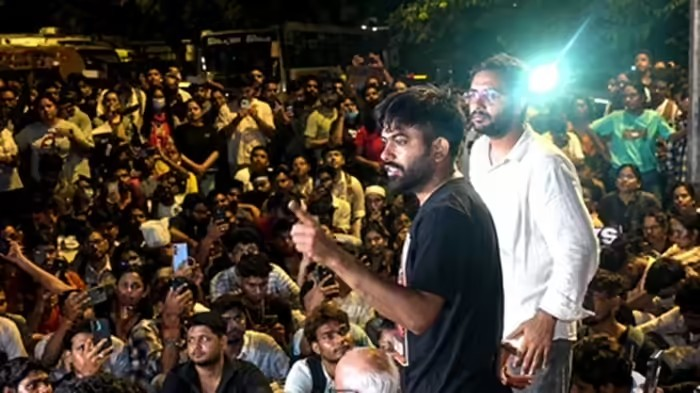 Abhijeet Dipke Student Protest