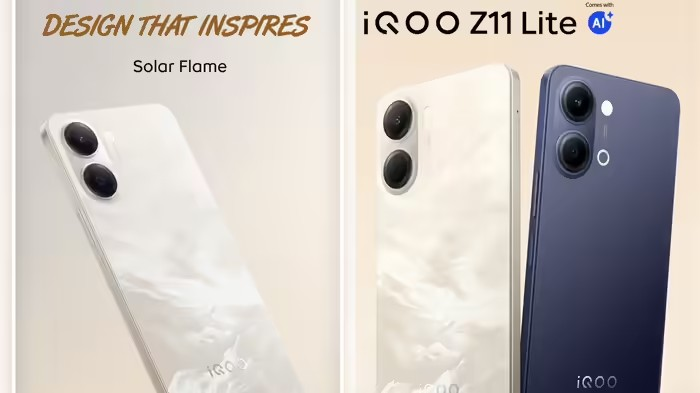 iQOO Z11 Lite 5G ભારતમાં લોન્ચ, જાણો ડિસ્પ્લે, કેમેરા, બેટરી અને તમામ ફીચર્સ 1 iQOO Z11 Lite 5G