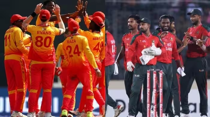 Bangladesh vs Zimbabwe T20: ઝિમ્બાબ્વે સામે બાંગ્લાદેશનો શાનદાર વિજય, શ્રેણી હવે 1-1 થી બરાબર 1 Bangladesh vs Zimbabwe T20