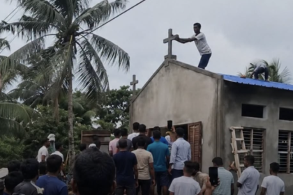 Sonarpur Church Vandalism