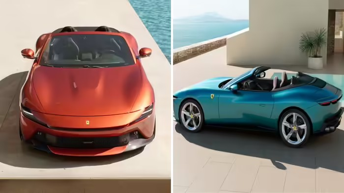 Ferrari Amalfi Spider ભારતમાં લોન્ચ, જાણો શાનદાર લૂક અને દમદાર પરફોર્મન્સ વિશે સંપૂર્ણ વિગતો 1 Ferrari Amalfi Spider