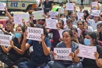Bharuch Medical College Intern Doctors Protest
