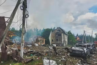 Russia Ukraine Arms Show Attack