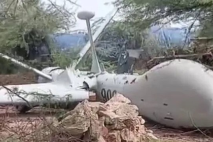 Indian Navy Drone Crash Porbandar