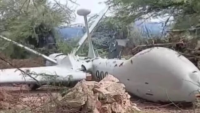 Indian Navy Drone Crash Porbandar