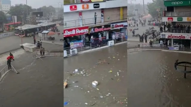 Gujarat Heavy Rain: ગુજરાત પર મેઘરાજાની કૃપા કે આફત, સુરતના કામરેજમાં 15 ઈંચ વરસાદ, દક્ષિણ ગુજરાતમાં જળબંબાકારની સ્થિતિ 1 Gujarat Heavy Rain