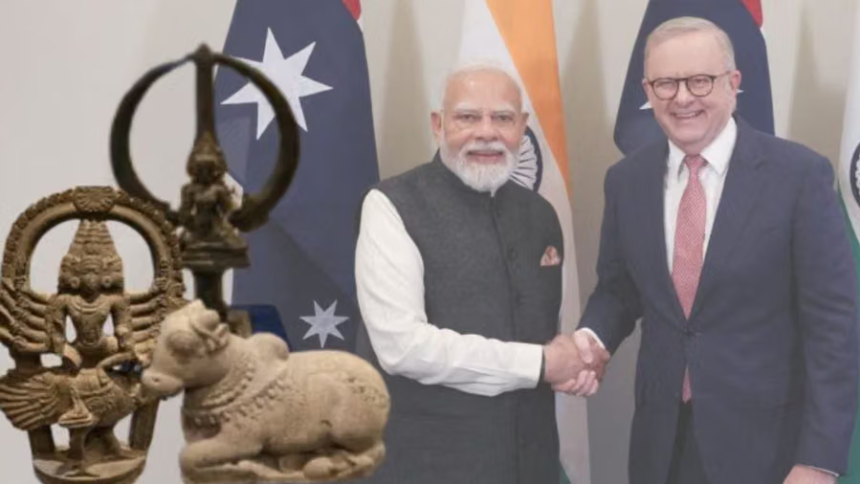 India Australia Cultural Deal: ઐતિહાસિક સાંસ્કૃતિક સમજૂતી, ઓસ્ટ્રેલિયા ભારતને પરત કરશે ત્રણ પ્રાચીન કલાકૃતિઓ, ભારત પણ પરત કરશે ફર્સ્ટ નેશન્સ પૂર્વજોના અવશેષો 1 India Australia Cultural Deal