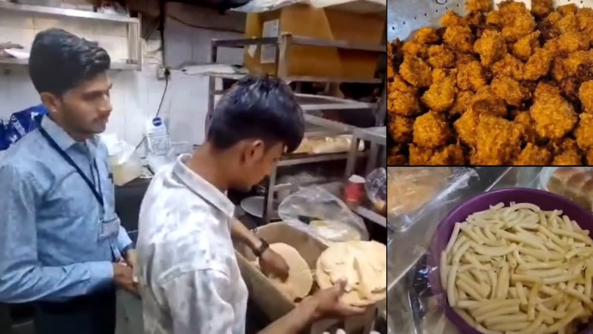 Rajkot RMC Food Checking: રાજકોટમાં ફૂડ સેફ્ટીની મોટી કાર્યવાહી, 5700 કિલો અખાદ્ય ખોરાકનો નાશ 1 Rajkot RMC Food Checking