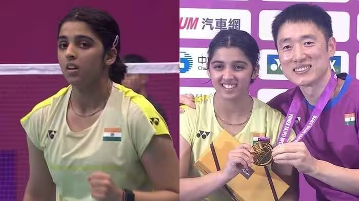 Tanvi Sharma Taipei Open: 17 વર્ષની તન્વી શર્માએ Taipei Open Super 300 નો ખિતાબ જીત્યો, BWF World Tour માં પ્રથમ મોટો ખિતાબ 1 Tanvi Sharma Taipei Open