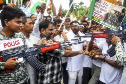 Bihar RJD Protest
