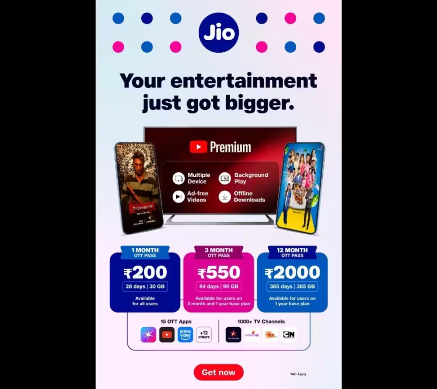Jio OTT Pass