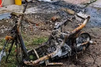 Ratlam Electric Scooter Fire